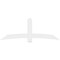 Ekena Millwork Bellingham Architectural Grade PVC Gable Bracket, 84"W x 31 1/2"H x 4"D x 6"F, 9/12 Pitch GBP084X32X0406BEL00 - alternate 2